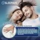 thumbnail image 3 of Almohada Sleepavo Queen Pack de 4, espuma viscoelástica refrigerante 28 × 17 × 20 cm, 3 of 7