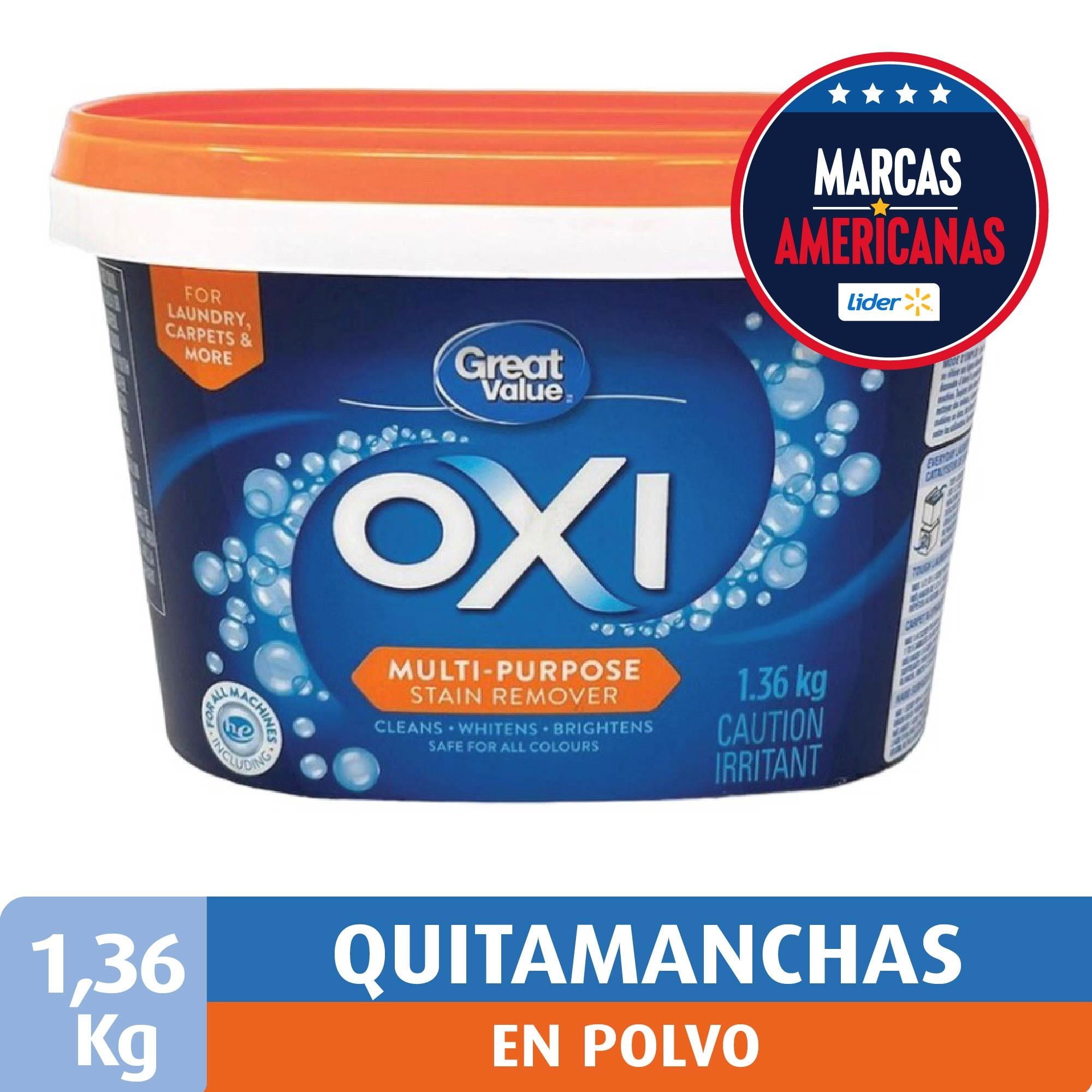 Quitamanchas Polvo Multi-purpose Frasco 1,36 kg Great Value