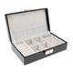 thumbnail image 1 of Caja De Exhibición De Almacenamiento De Joyería Portátil De Cuero De Pu Multifunción Negro, 1 of 5
