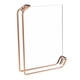 thumbnail image 2 of Marco De Imagen De Metal Creativo Soporte De Imagen Decorativa Mesa Para Guardería Oro Rosa 6 Pulgadas, 2 of 3