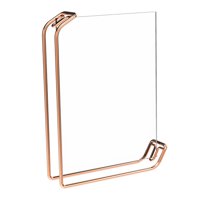 Bothyi - Marco De Imagen De Metal Creativo Soporte De Imagen Decorativa Mesa Para Guardería Oro Rosa A4
