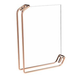 Bothyi - Marco De Imagen De Metal Creativo Soporte De Imagen Decorativa Mesa Para Guardería Oro Rosa A4