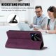 thumbnail image 3 of Funda Billetera para Honor X5c 4G Imán y Resistente Morado, 3 of 6