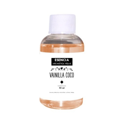 Aromas Mini Mall - Esencias Aromáticas Pura Para Velas De Soya Y Parafina 50Ml Coco Vainilla