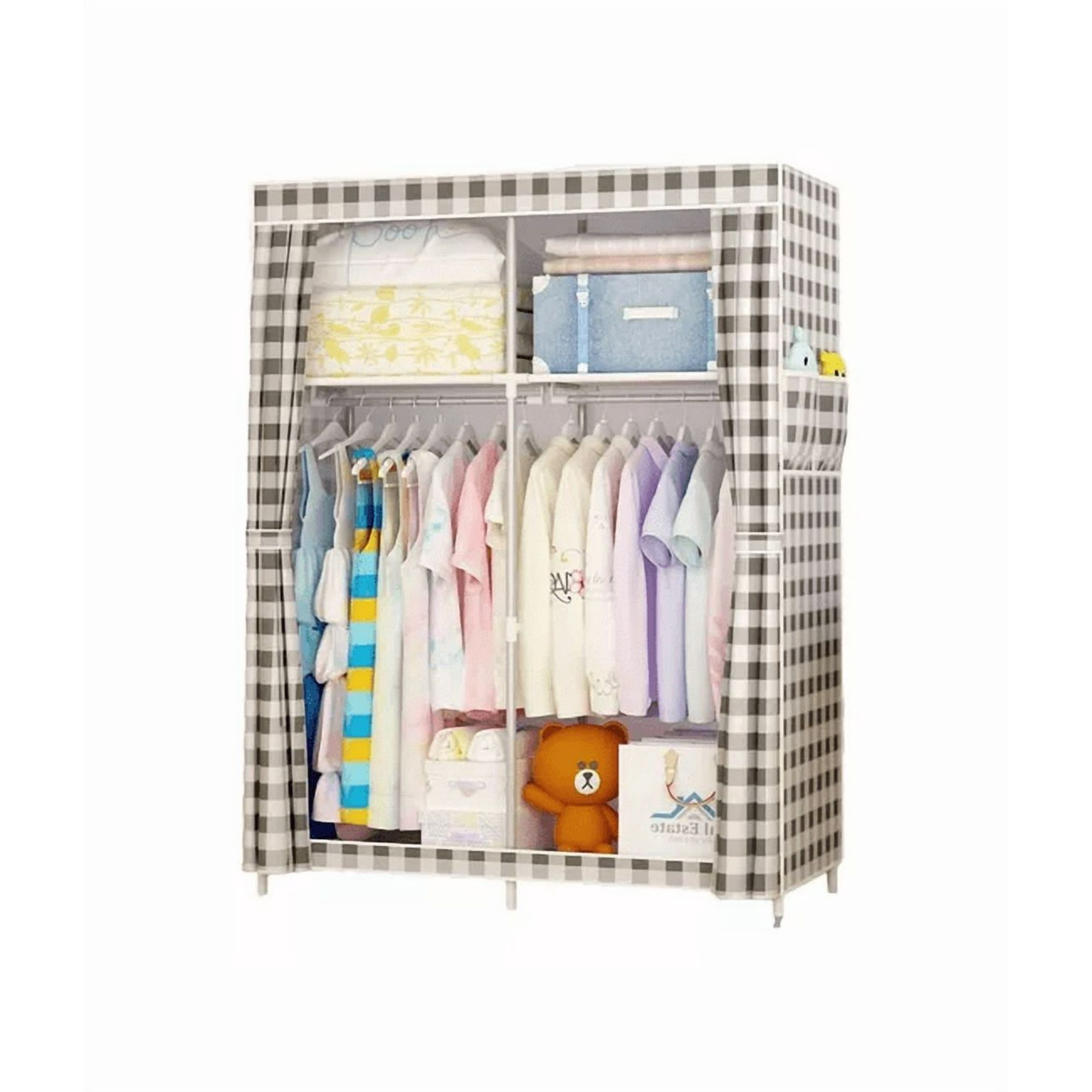 Genérico - Armario Ropero Armable Closet Baño 170x105x45 Cm, Multicolor