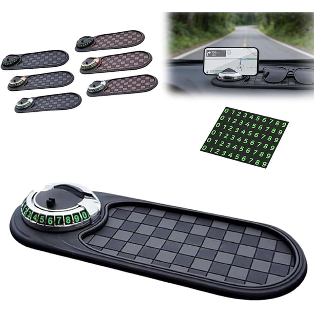 Alfombrilla antideslizante coche multifunción base universal móvil gafas llaves