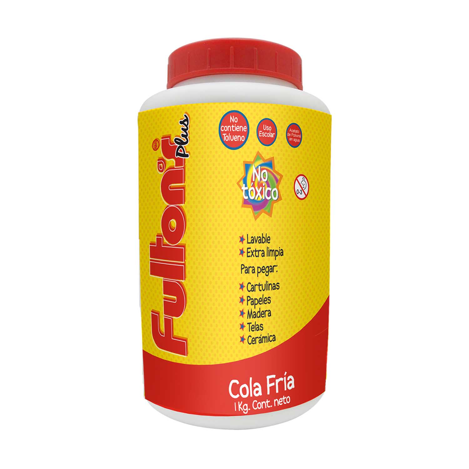 Cola Fría Escolar 1 Kg Fultons