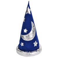 Rhode Island Novelty - Sombrero De Mago De Rhode Island, Novedoso, Con Estrellas, Azul