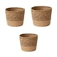 thumbnail image 3 of Cesta Tejida Para Macetero, Cestas De Almacenamiento Ornamentales Para Almacenamiento De Picnic En El Jardín, 3 Uds., 3 of 5