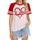 thumbnail image 3 of Camiseta Talovee de Béisbol para Mujer Día de Juego Roja Talla S, 3 of 3