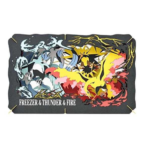 Pokemon: Paper Theater Pocket Monster Freezer Thunder & fire