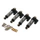 thumbnail image 1 of 4 Piezas De Amortiguador Roscado Tele Ensamblado 1:18 Para RC Car Crawler Car Negro, 1 of 5