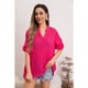 thumbnail image 1 of Blusa Mujer Tendencia Lino Algodón Premium Liviana Botones Textura 053, 1 of 3