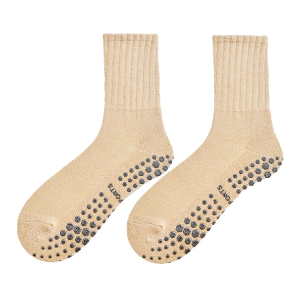 Calcetines de yoga con agarre para mujer, antideslizantes, ideales para yoga, pilates, barra y danza.