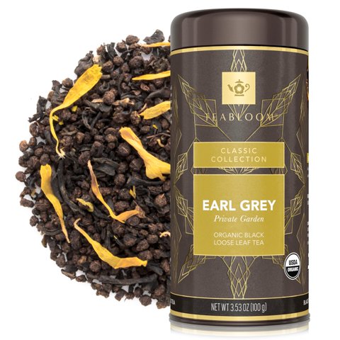 Teabloom - Tea Bloom Earl Grey Private Garden, Hojas Sueltas, 100 G