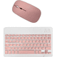 thumbnail image 2 of Kit teclado mouse mini inalámbrico bluetooth rosa, 2 of 3