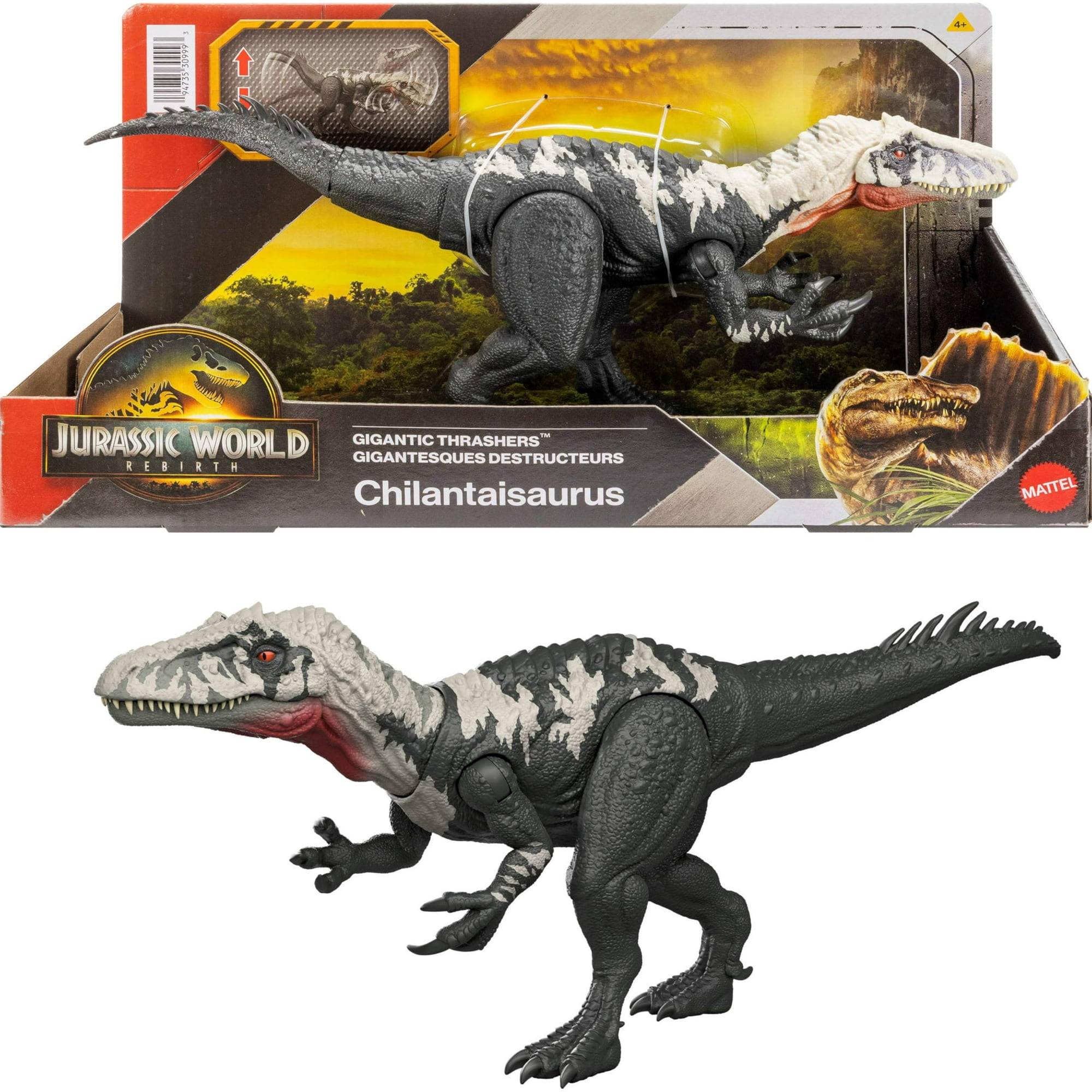 Figura De Dinosaurio Mattel Jurassic World Rebirth Gigantic Thrashers