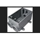thumbnail image 1 of Caja de enchufe Cantex de PVC rectangular de 15 cm, 1 banda, gris, 1 of 1