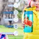 thumbnail image 5 of El Show de Gumby Botella de Agua con Tapa Pop Top de Un Toque, Acero Inoxidable, a Prueba de Fugas, para Deportes, Botella Infantil azul 12 oz, 5 of 6