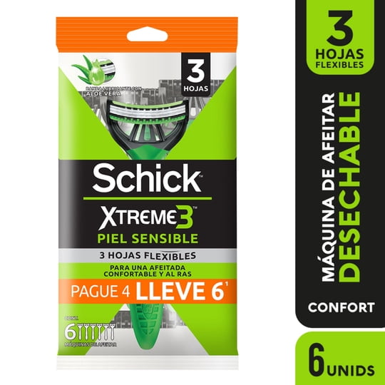Máquina De Afeitar Xtreme3 1 Un Schick