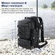 thumbnail image 4 of Mochila de pesca MoKo con soporte para cañas y equipo, impermeable, 4 of 7