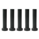 thumbnail image 4 of 5pcs Tee De Golf De Goma Campo De Práctica De Golf Práctica Mat Tee Holder 11cm Negro, 4 of 5