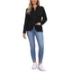 thumbnail image 2 of INSPIRE CHIC Cárdigan Suéteres para Mujeres Abierto al Frente con Botones Manga Larga Otoño Casual Tejido de Punto con Bolsillos L Negro, 2 of 6