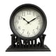 thumbnail image 2 of Reloj De Mesa Redondo Movimiento De Cuarzo Silencioso Decorativo Para Estante Cocina Decoraciones StyleB, 2 of 5