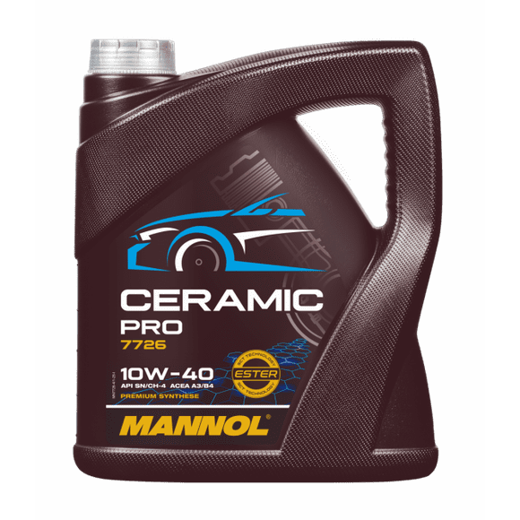 Aceite Mannol 10w40 Ceramic Pro 4 Litros