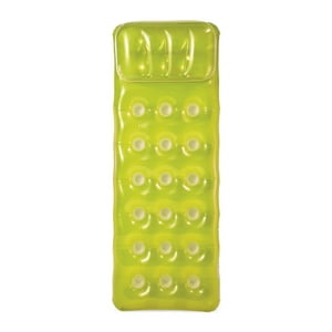 Colchoneta Inflable Intex 18-Pocket Fashion Mat Verde