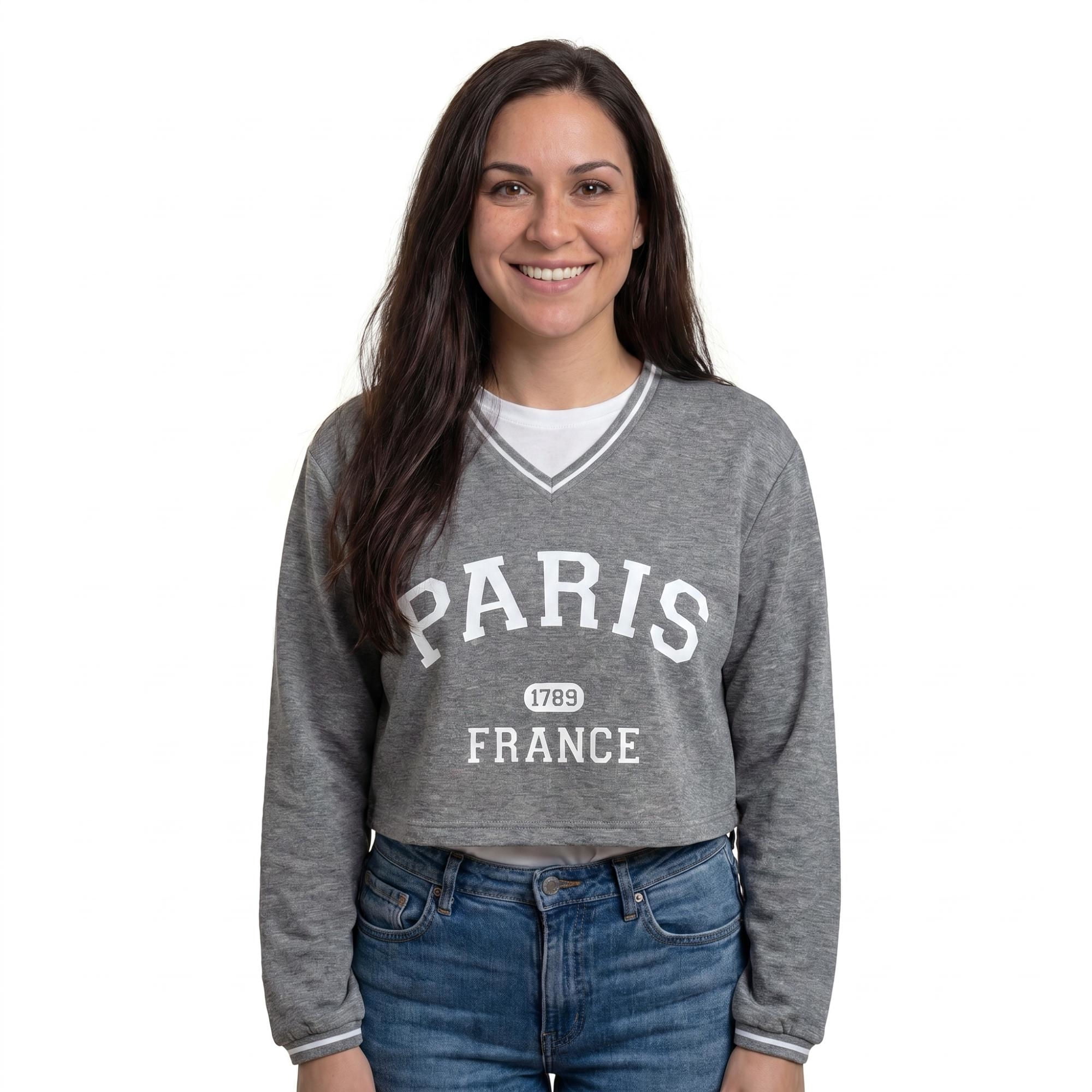 Polerón Mujer Gris 2XL