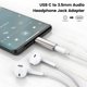 thumbnail image 2 of Adaptador USB‑C a 3,5 mm MOSWAG de aleación de zinc, 2 of 6