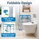 thumbnail image 5 of Barra de seguridad plegable para baño Loyoda, capacidad 350 libras, 5 of 7