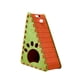thumbnail image 1 of Rascador De Fieltro Para Gatos De Interior, Con Garras Rechinantes, Color Verde, 1 of 5