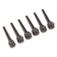 thumbnail image 3 of Guitarra de acero inoxidable de 6 piezas con tachas Skull Decor para guitarra negra, 3 of 5
