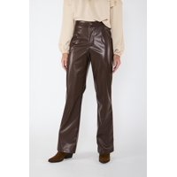 Eclipse - Pantalón Cuerina Martina Chocolate Chocolate L