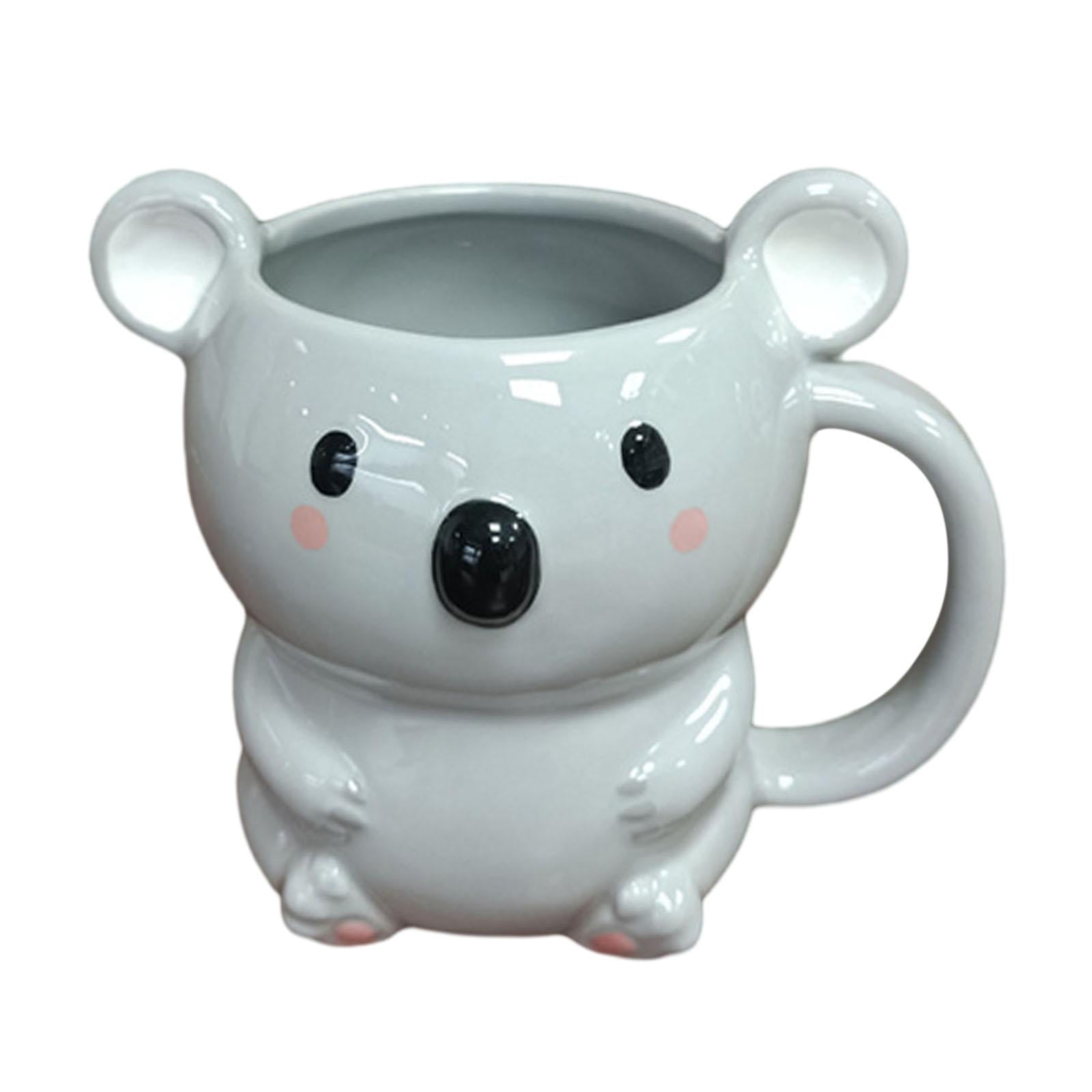 Bothyi - Linda Taza De Café Taza De Porcelana Animal Para Regalo De Cumpleaños Regalo De Navidad Pareja Oso