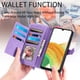 thumbnail image 4 of Para Samsung Galaxy S26 5G Funda de 6.3 Pulgadas, Billetera para Mujer Hombres, Duradera de Cuero PU Magnética con Tapa, Correa de Cordón, Correa de Muñeca con Cierre, Tarjetero, Billetera, Funda, 4 of 9