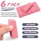 thumbnail image 3 of Tamaki Large Erasers, Pink, Pack of 6, 3 of 3