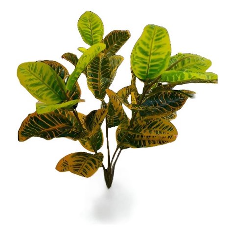 Genérico - Planta Artificial Crotón Decoración Hogar Piso 75Cm Jhn