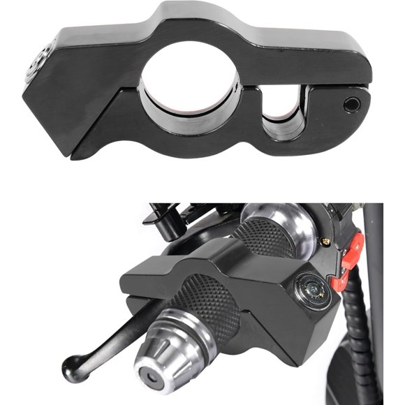 Candado para manubrio BYLIKEHO de aluminio con llave, 3,8 cm