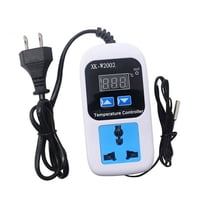 Magideal - Controlador De Temperatura Digital, Interruptor Del Termostato, Termostato Compacto, Temporizador, Salida Del Termostato Para Granja Con Almohadilla