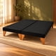 thumbnail image 3 of Base de cama King Kumara en felpa negra, 180x200 cm, sin colchón, 3 of 5