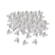 thumbnail image 3 of 100 Piezas De Pasadores De Estante, Soportes De Estante Para Armario, Herrajes Para Muebles De Cocina, Transparentes, 3 of 5
