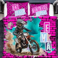 Milsleep - Ropa De Cama Infantil Personalizada Para Niños Dirtbike