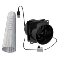 Bothyi - Extractor De Aire Para Yate Ventilador Portátil Con Ahorro De Energía Para Ventana Inodoros Ático Ventilador Doble Tubo De 3M