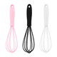 thumbnail image 1 of 3 mini batidores de silicona de colores premium para cocina: juego de mini batidores, batidor de huevos para revolver y cocinar., 1 of 5