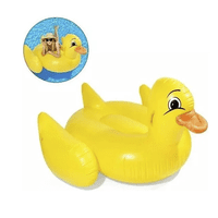 Genérico - Flotador Para Piscina Pato Inflable Grande 140X135X80