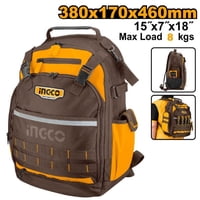Mochila Porta Herramienta Industrial Ingco 46X38X17 Hbp01028