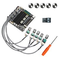 Bothyi - Placa Amplificadora Digital Diy Robusta Y Compacta De 100 W × 2 + 200 W, 2.1 Canales